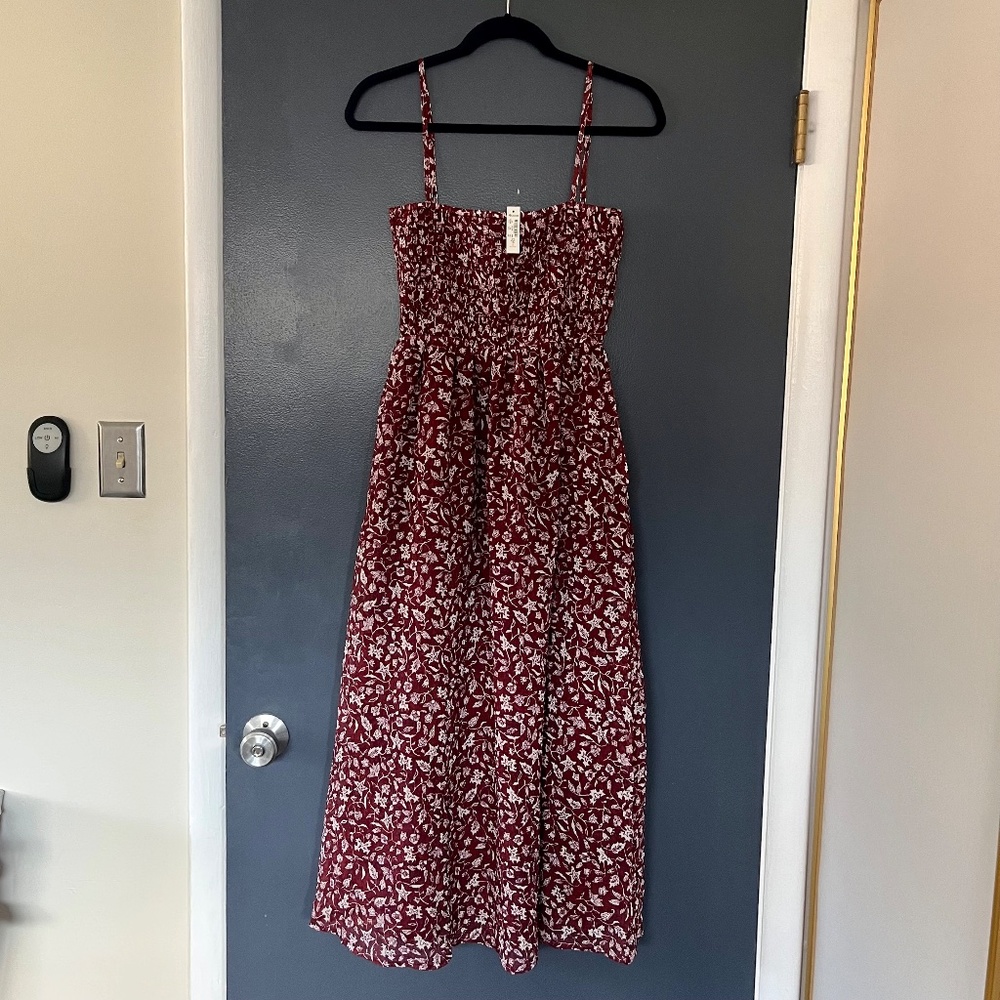 Madewell Theo Sleeveless Midi Dress